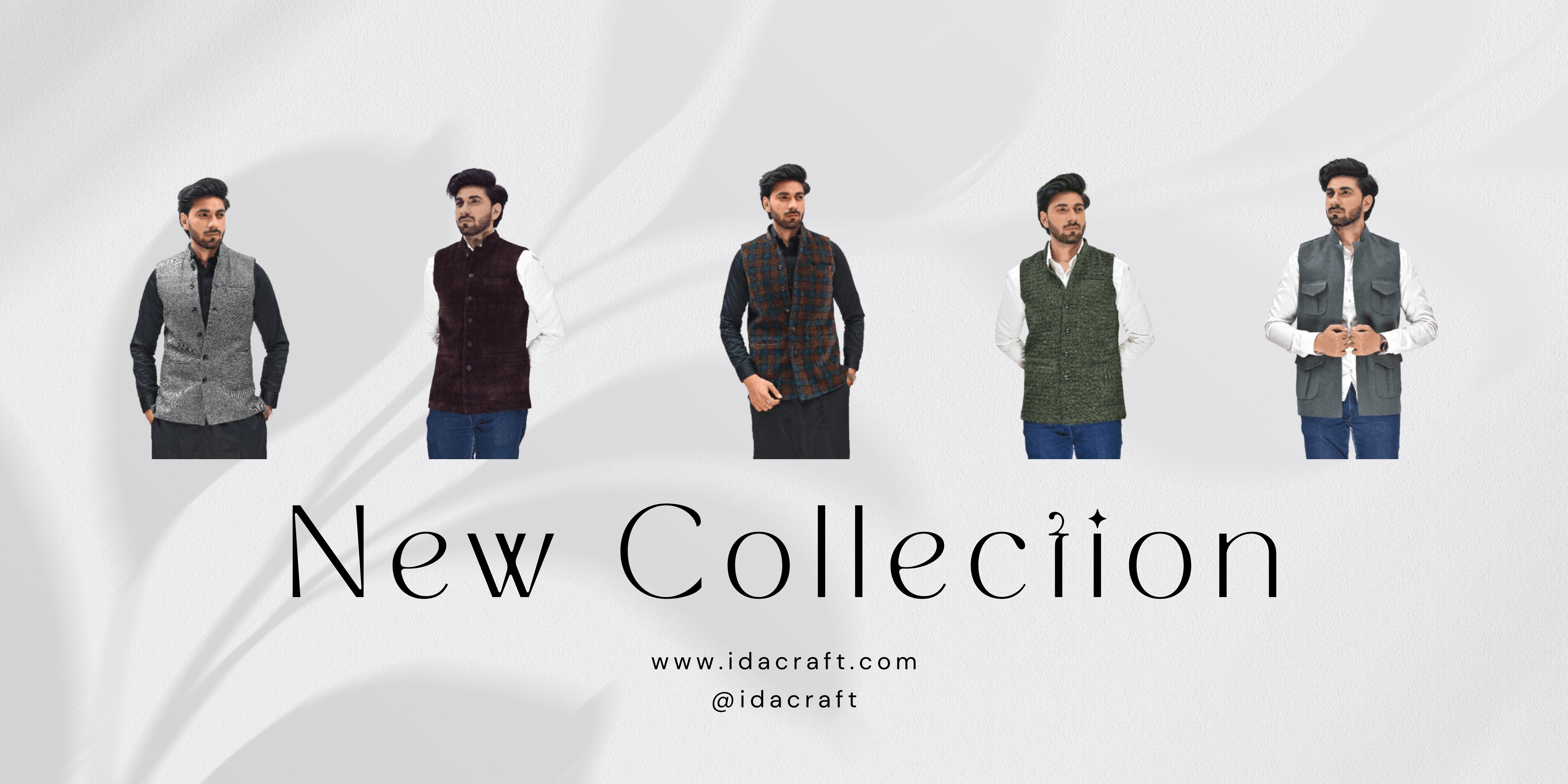 Gray Minimalist New Collection Banner